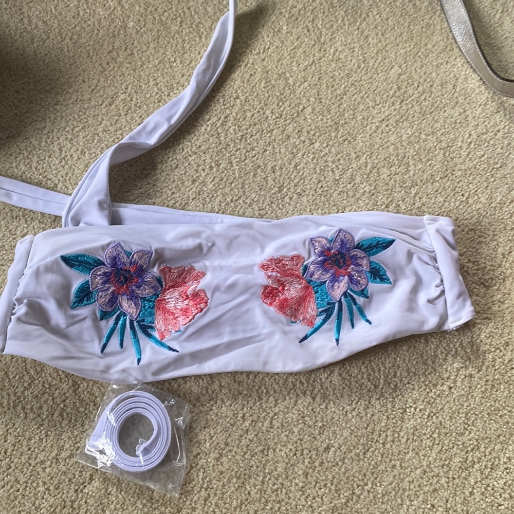 Euc vspink bandeu bikini top
